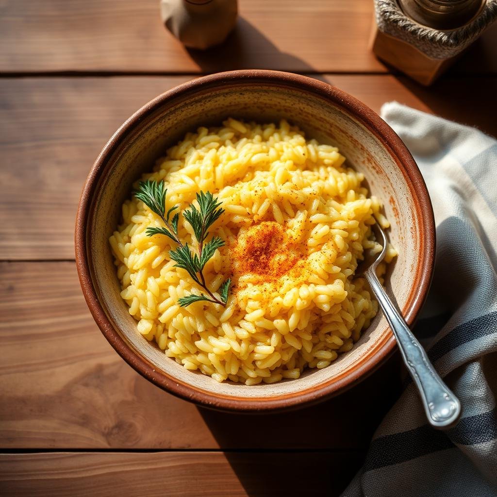 Risotto alla Milanese — auksinis Milano klasika