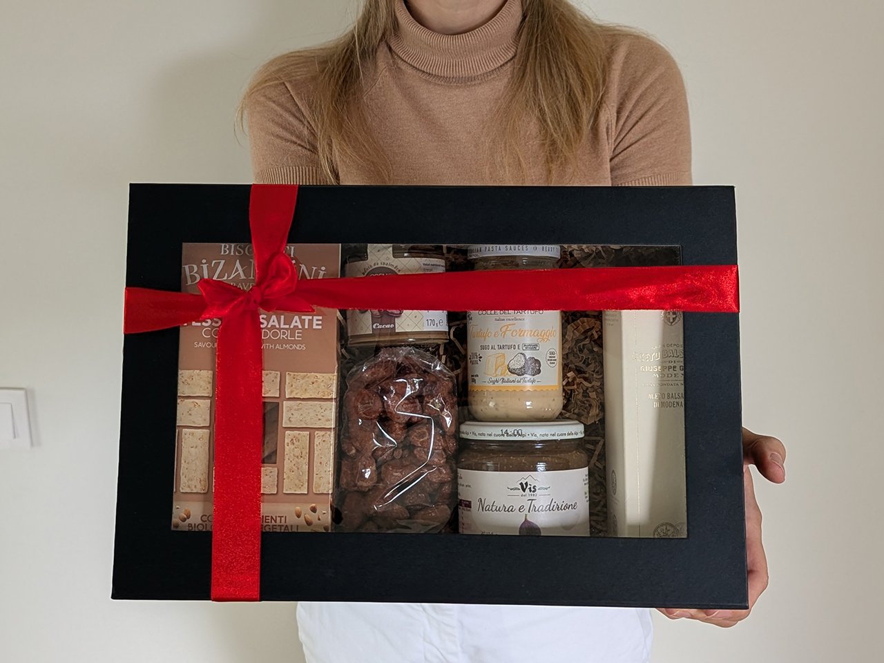 Itališkų produktų dovanų dėžė